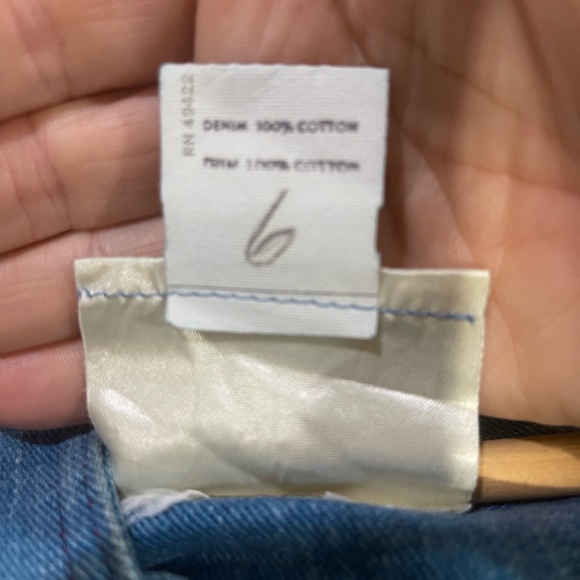 Size 7 S/M Rare Gunne Sax Corset Denim Maxi Festival Cottagecore 1970s Vintage - Picture 10 of 10